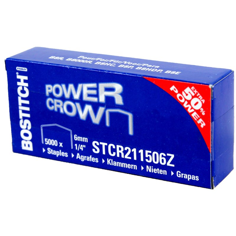 BOSTITCH nietjes STCR2115, verzinkt, 10 mm, 5000 stuks